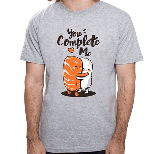 Camiseta You Complete me - Masculina Camiseta You Complete me - Masculino - P