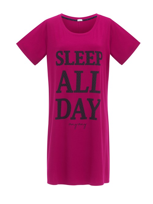 Camisola Curta Sleep All Day Plus Size Pink P
