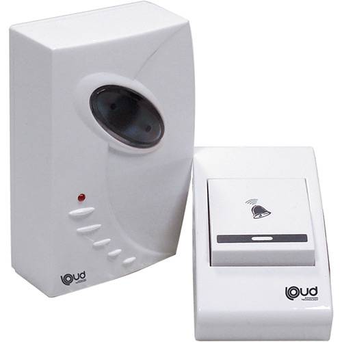 Campainha Eletrônica Digital Sem Fio WD500 Loud