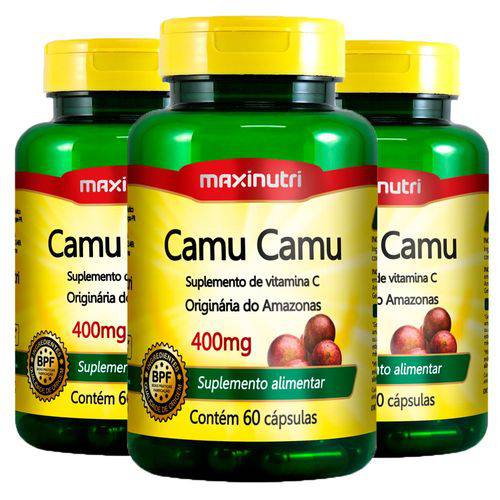 Camu Camu - 3x 60 Cápsulas - Maxinutri