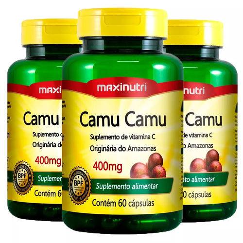 Camu-Camu - 3x 60 Cápsulas - Maxinutri