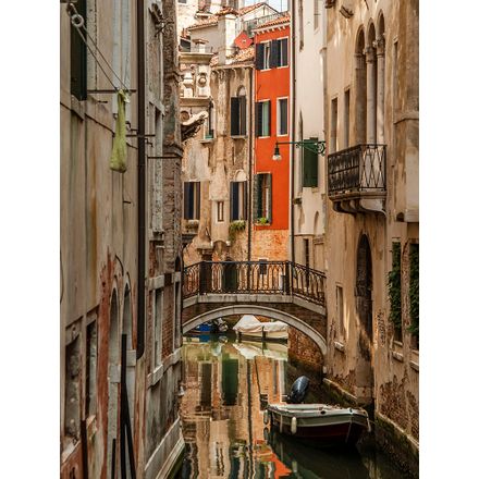 Canal de Veneza - 36 X 47,5 Cm - Papel Fotográfico Fosco