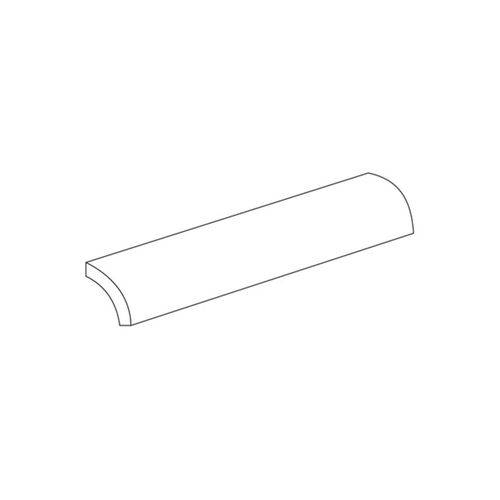 Canaleta para Piscina Externo Branco 2,5x15,5cm