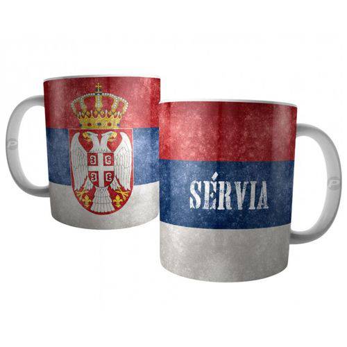 Caneca Bandeira da Sérvia