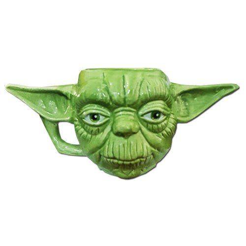 Caneca 3d Porcelana Star Wars Yoda 400ml