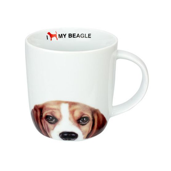 Caneca de Cerâmica I Love My Beagle 340 Ml 17378