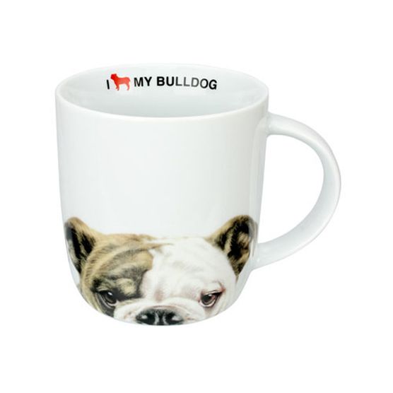 Caneca de Cerâmica I Love My Bulldog 340 Ml 18176