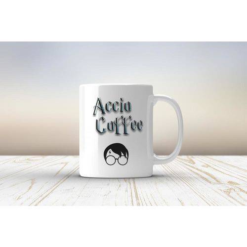 Caneca de Porcelana Harry Potter - Accio Coffee