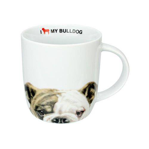 Caneca de Porcelana I Love My Bulldog