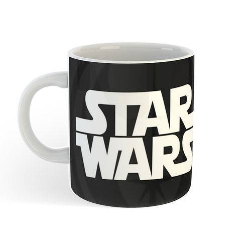 Caneca de Porcelana Star Wars - Yoda com Logo
