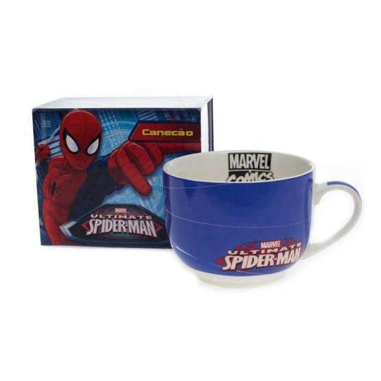 Caneca de Sopa Bowl 650 Ml Spiderman