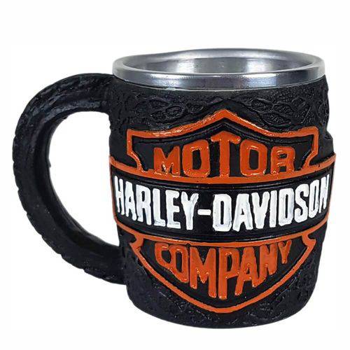 Caneca Emblema Motor Harley Davidson