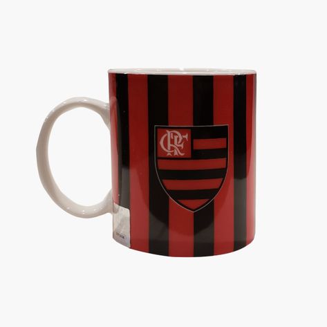 Caneca Flamengo Porcelana CRF e Escudo UN