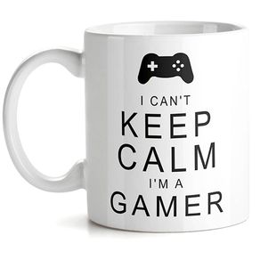 Caneca Joystick Gamer Cant Keep Calm