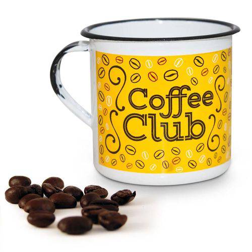 Caneca Metal G Coffee Club