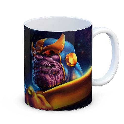 Caneca Personalizada em Porcelana Thanos