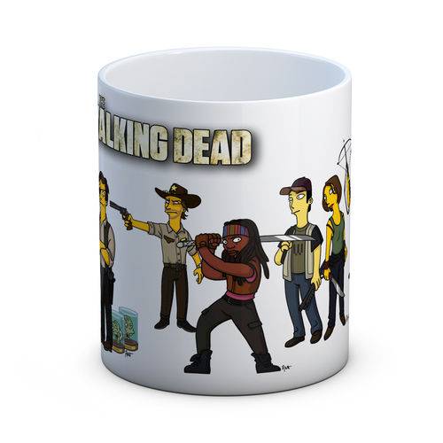 Caneca Personalizada em Porcelana Walking Dead