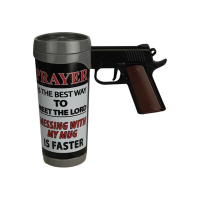 Caneca Prayer Is The Best Pistol Mug NTK TÁTICO