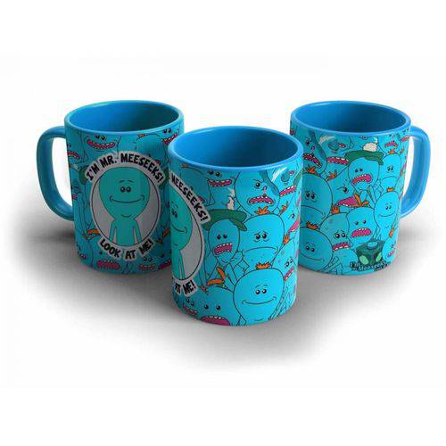 Caneca Ricky And Morty Meeseeks Look At me