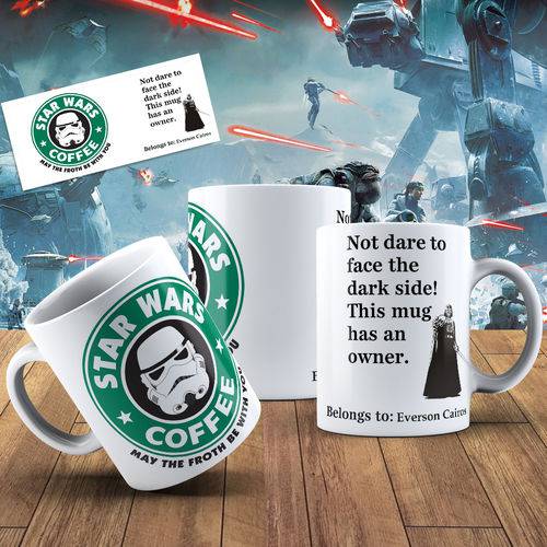 Caneca Star Wars Coffee
