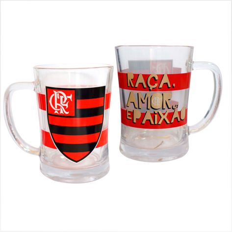 Canecão de Vidro Flamengo UN