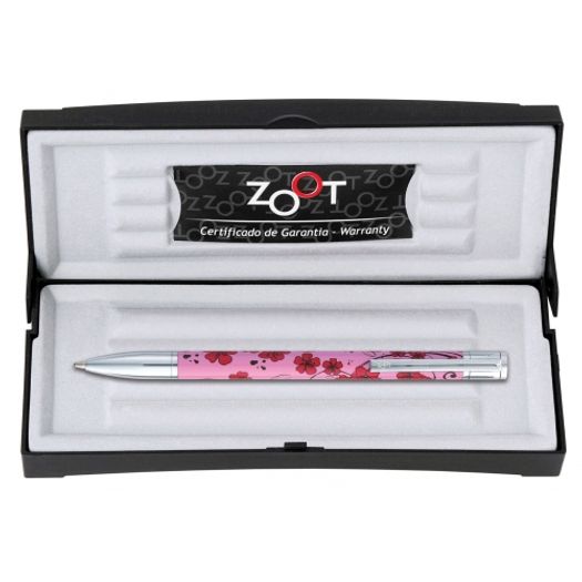 Caneta Esferográfica Blessing Flower Fashion Rosa Zp11078-F Zoot