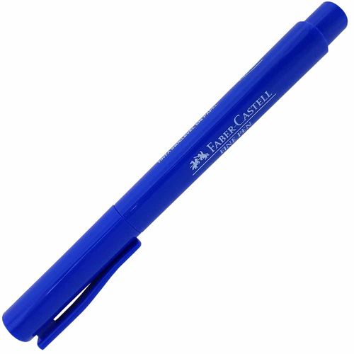 Caneta Fine Pen 0.4 Azul Faber Castell 1000671
