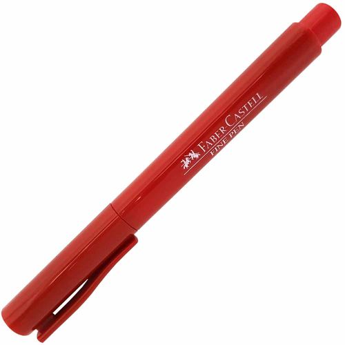Caneta Fine Pen 0.4 Vermelha Faber Castell 997495