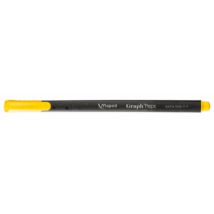 Caneta Fineliner 0.4 Mm Graph Peps Amarelo Maped Maped