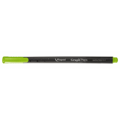 Caneta Fineliner 0.4 Mm Graph Peps Verde Claro Maped Maped