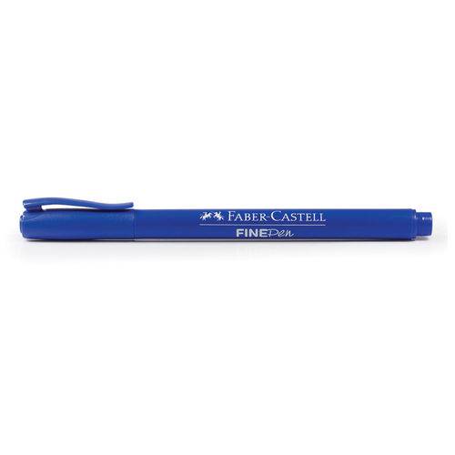 Caneta Hidrográfica Fine Pen Azul - Faber Castell