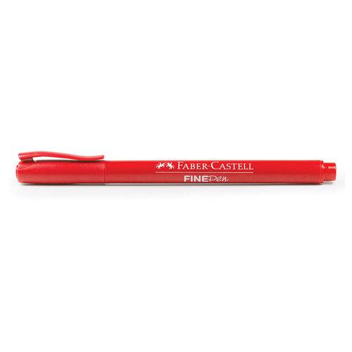Caneta Hidrográfica Fine Pen Vermelha - Faber Castell