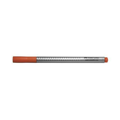 Caneta Hidrográfica Grip Fine Pen Laranja Faber Castell - Fpgrip/La