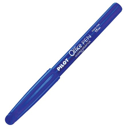 Caneta Hidrográfica Office Pen 1.0 Azul
