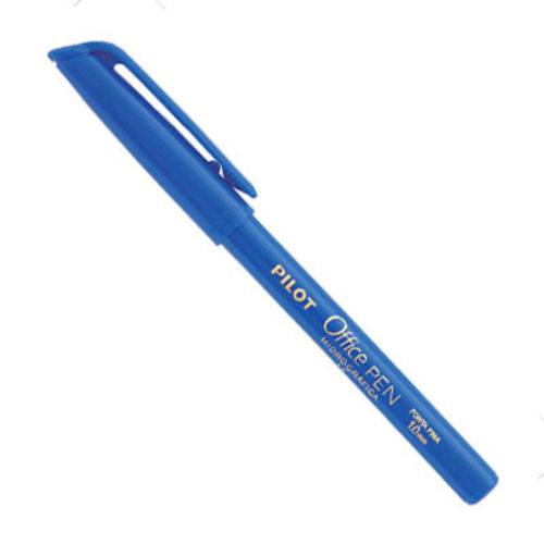 Caneta Hidrográfica Office Pen Pilot 1.0 Azul