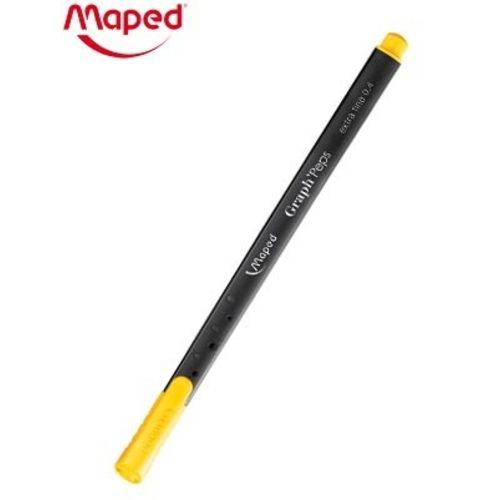 Caneta Maped Graphpeps 0.4mm - Amarelo