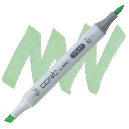 Caneta Marcador Artístico Copic Ciao Ponta Dupla Pale Cobalt Green YG41