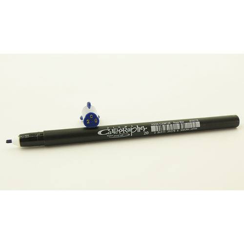 Caneta Marcador Artístico Sakura Pigma Calligrapher Pen 20 Azul Royal Xsdk-c20 #138