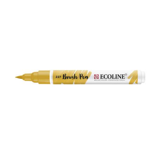 Caneta Marcador Artístico Talens Ecoline Brush Pen Yellow Ochre 11502270