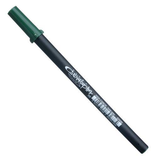 Caneta para Caligrafia Pigma Calligrapher Sakura Verde Caçador Ponta de 3mm - Xsdk-C30230