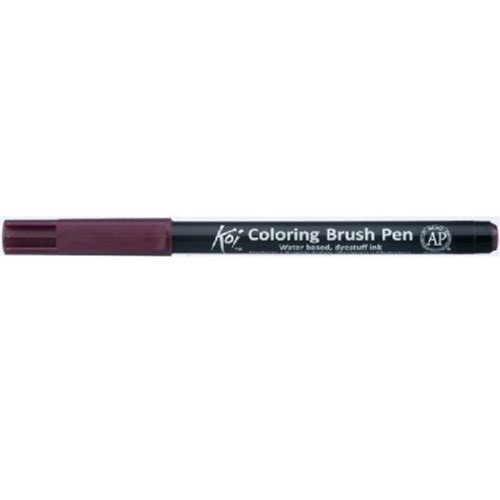 Caneta Pincel Koi Coloring Brush Pen Borgonha Xbr22-Pb Miwa