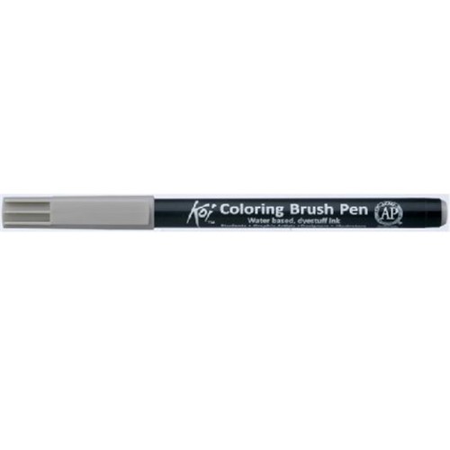 Caneta Pincel Koi Coloring Brush Pen Cinza Warm Xbr45-Pb Miwa