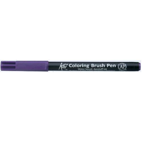 Caneta Pincel Koi Coloring Brush Pen Purpura Xbr24-Pb Miwa