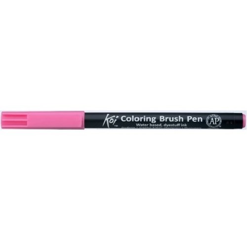 Caneta Pincel Koi Coloring Brush Pen Rosa Xbr20-Pb Miwa