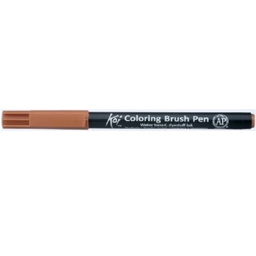 Caneta Pincel Koi Coloring Brush Pen Terra Siena Xbr14-Pb Miwa