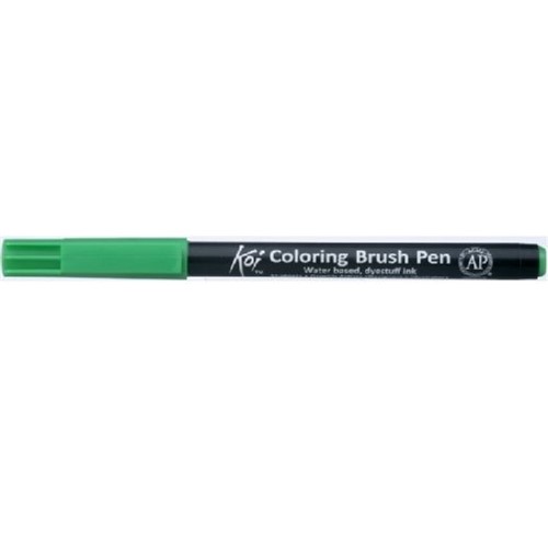Caneta Pincel Koi Coloring Brush Pen Verde Esmeralda Xbr226-Pb Miwa
