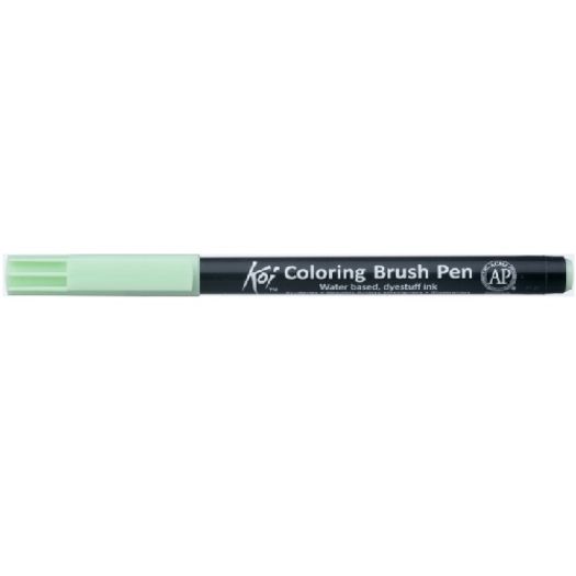 Caneta Pincel Koi Coloring Brush Pen Verde Ice Xbr128-Pb Miwa