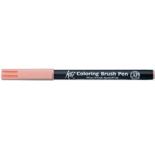 Caneta Pincel Koi Coloring Brush Pen Vermelho Coral Xbr205-Pb Miwa
