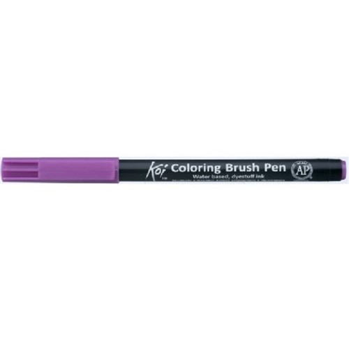 Caneta Pincel Koi Coloring Brush Pen Vinho Xbr223-Pb Miwa