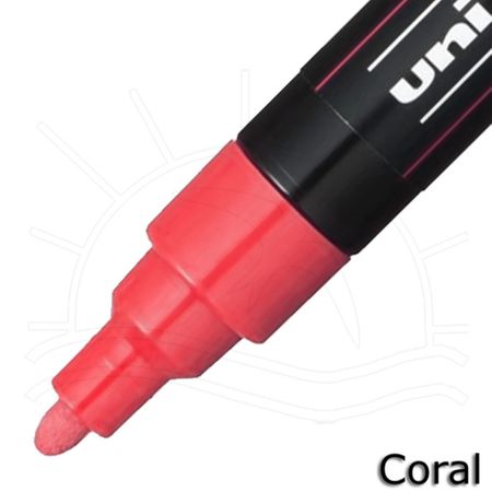 Caneta Posca Uni-Ball PC-5M Coral